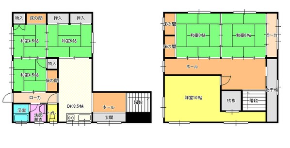 新潟駅 バス10分  沼垂白山下車：停歩1分 2階の物件間取画像